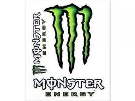 Monster Energy Aufkleber Sticker 2teilig