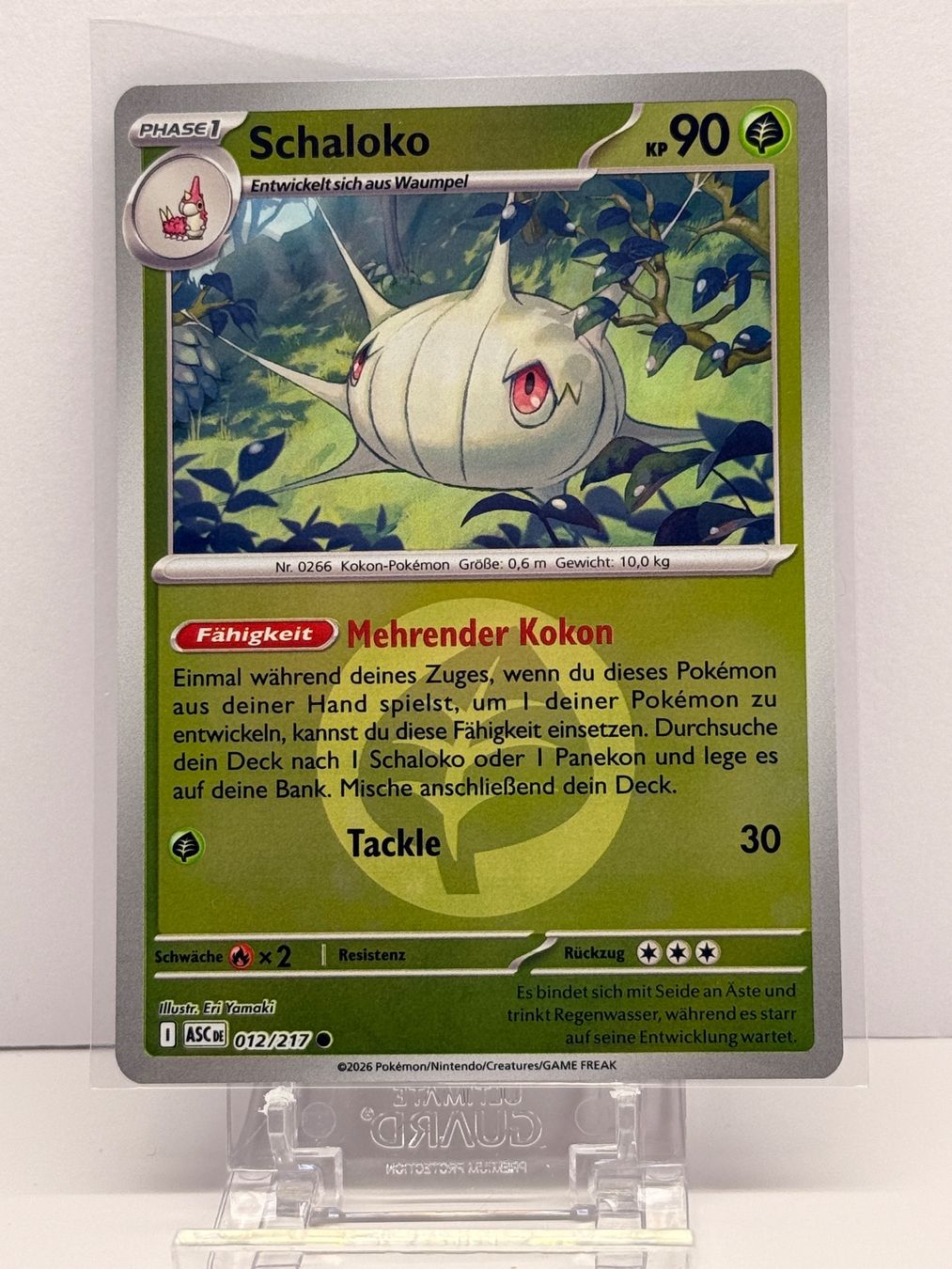 Pokémon Carte collezionabili: Schaloko ASC 012/217 Reverse Holo DE NM – Nuovo (secondo la descrizione) da bern venduto da Wankdorf_Retro