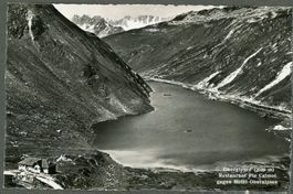  AK sw Oberalpsee GR / UR Rest. Piz Calmot Hotel ≈ 1940 