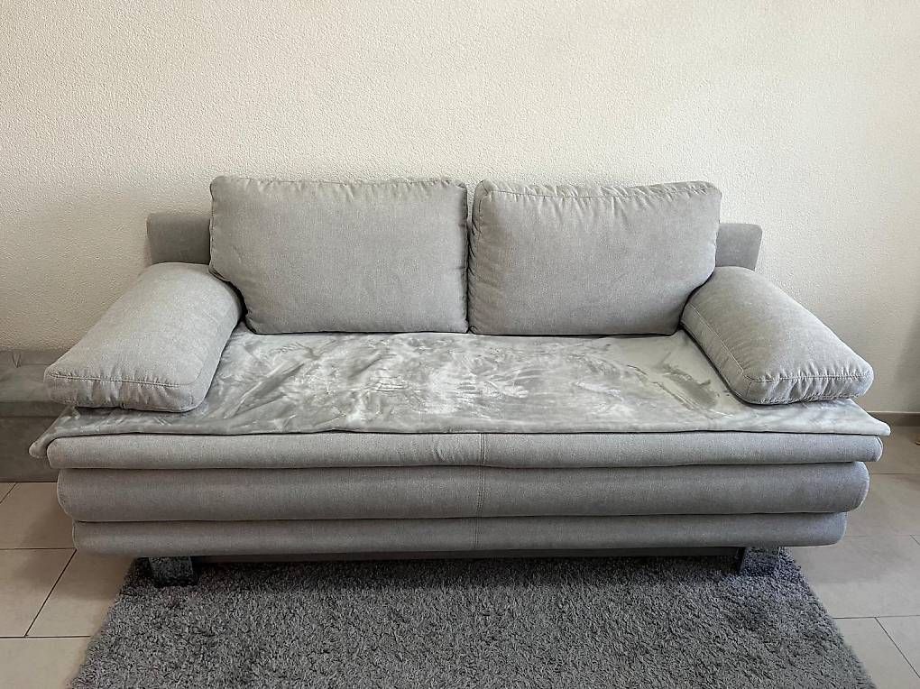 Divani: Wunderschönes graues Schlafsofa wie neu – Usato da Rorschach venduto da chf_j8yw