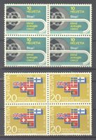 1967, Sondermarke Schweizer Alpen, ohne Falz **