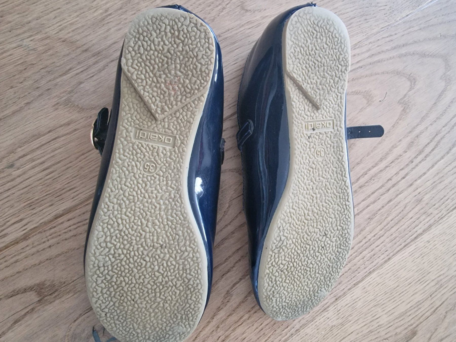 Scarpe per ragazze: Kinder Ballerinas Grösse 35 dunkelblau – Usato da Knonau venduto da liebenic01 2