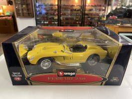 Ferrari 250 Testa Rossa 1957, Burago, 1:18, Gelb, Rarität!