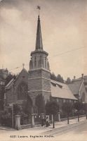 Luzern, Englische Kirche, gelaufen 1908