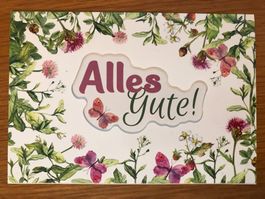 Grusskarte A6 Alles Gute (WWF)