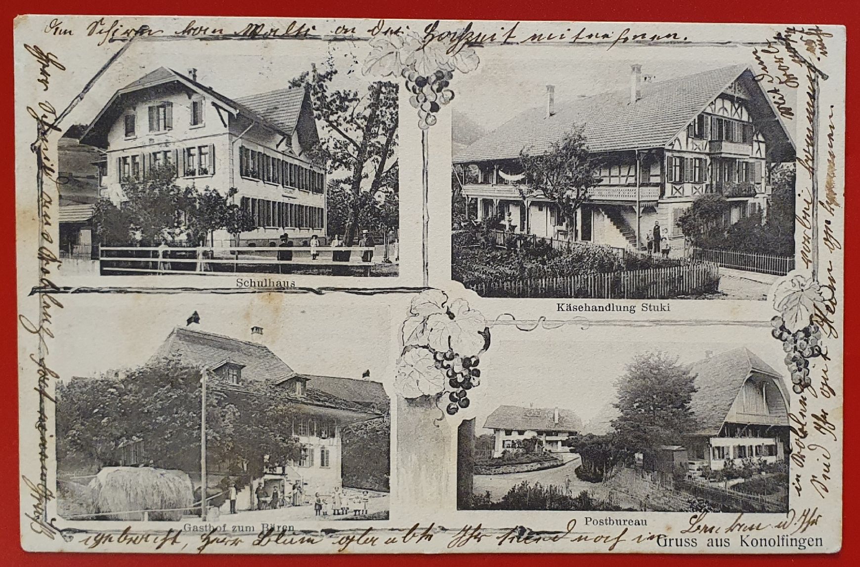 Cartoline postali: Gruss aus Konolfingen 1911 – Usato da Kreuzlingen venduto da Rschweiz1