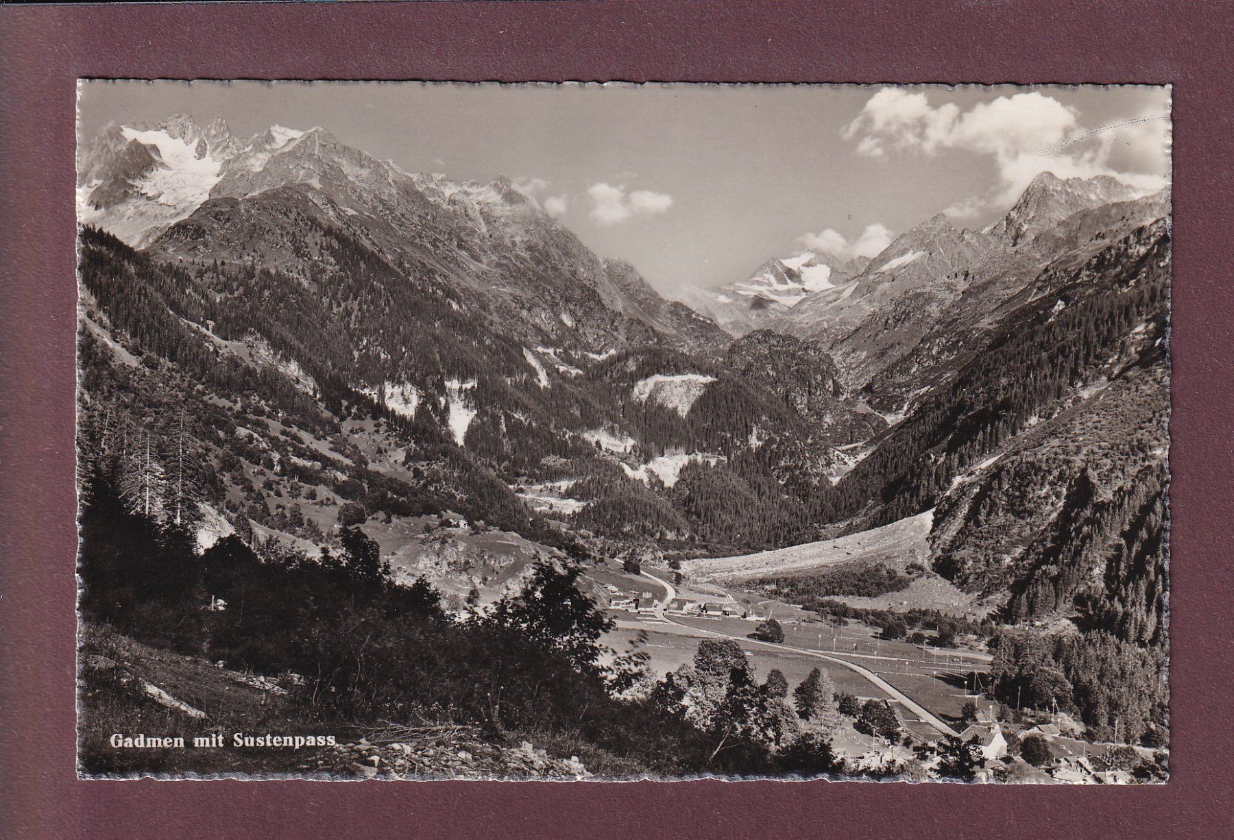 Ansichtskarten: GADMEN - Sustenpass – Gebraucht aus Pully von nicecards