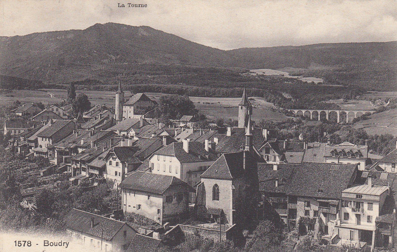Cartoline postali: Boudry   NE    et la Tourne – Usato da Brig venduto da Valcards54