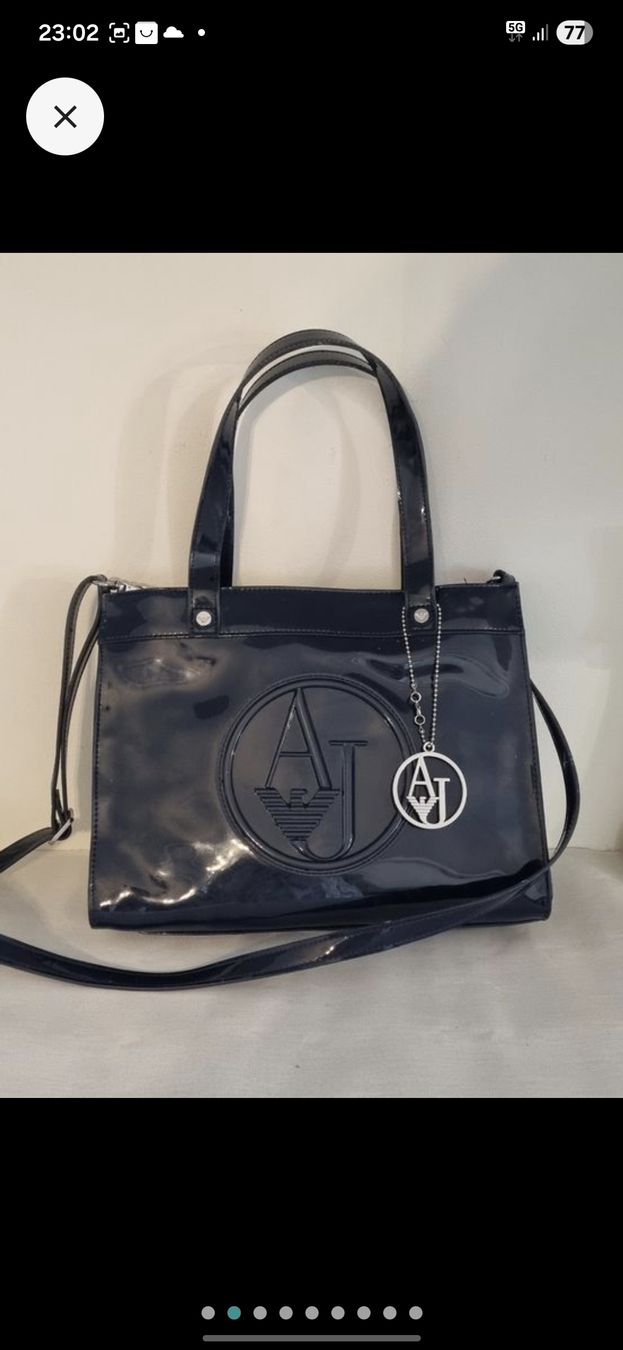 Armani Borse da donna: Armani  Tasche Handtasche dunkelblau – Usato da Münchenbuchsee venduto da Cori1968