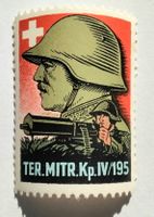Soldatenmarke 2.WK, Ter Mitrailleur Kp IV/195, Wi Ter 413