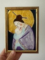 Original Gemälde 'Yūgen' – Kimono Mom No. 5