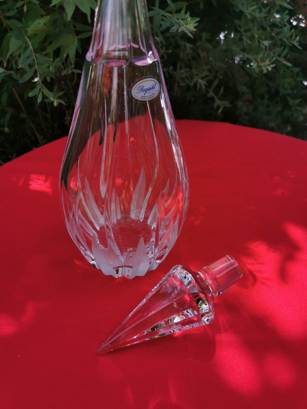 Caraffe: Kristall-Karaffe mit Stöpsel, neu – Nuovo e nell'imballaggio originale da Wettingen venduto da Biitel 1