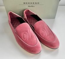WEEKEND MAX MARA – Velour Loafer / Slipper – neu mit Karton