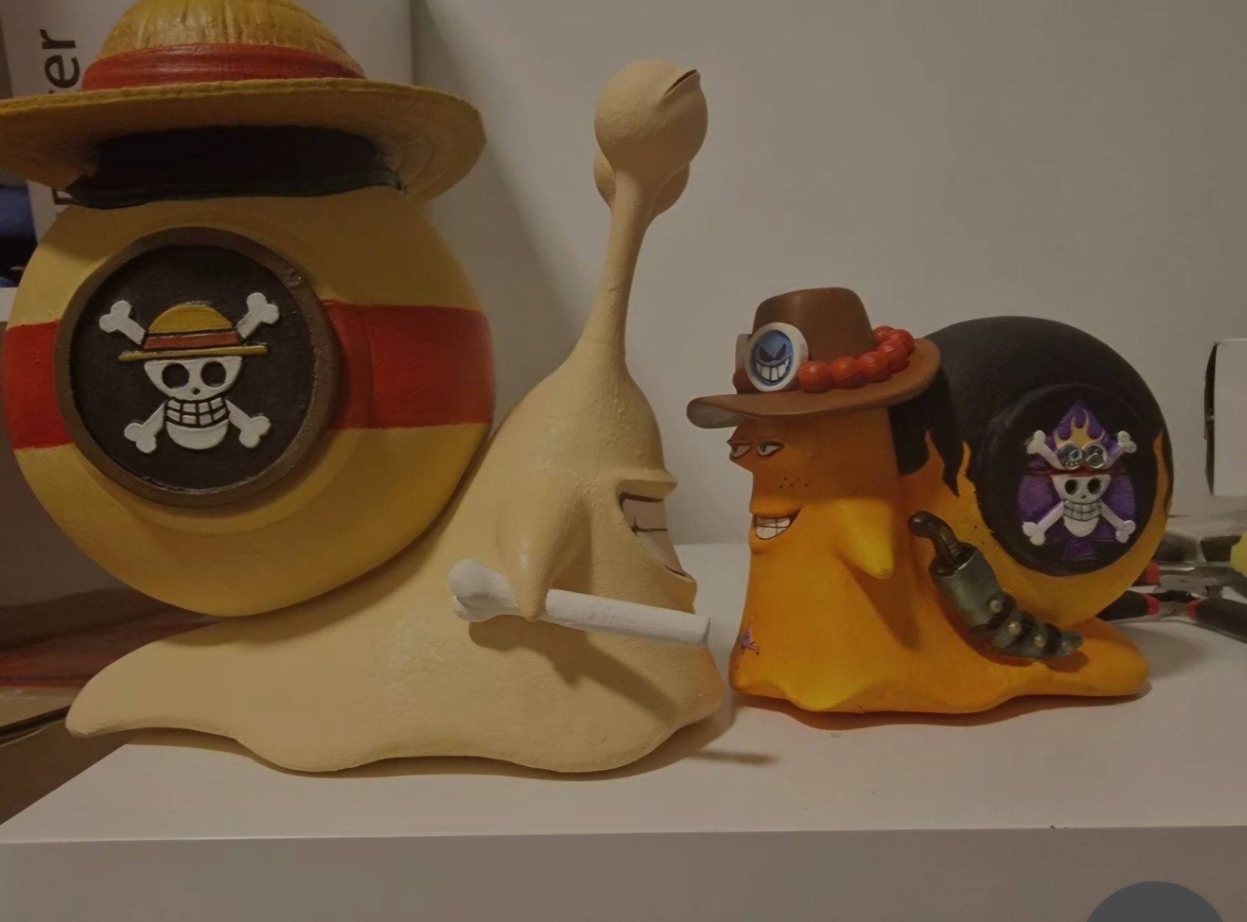 Statuette: Luffy den den mushi One piece – Usato da Thalheim AG venduto da ted_82z5