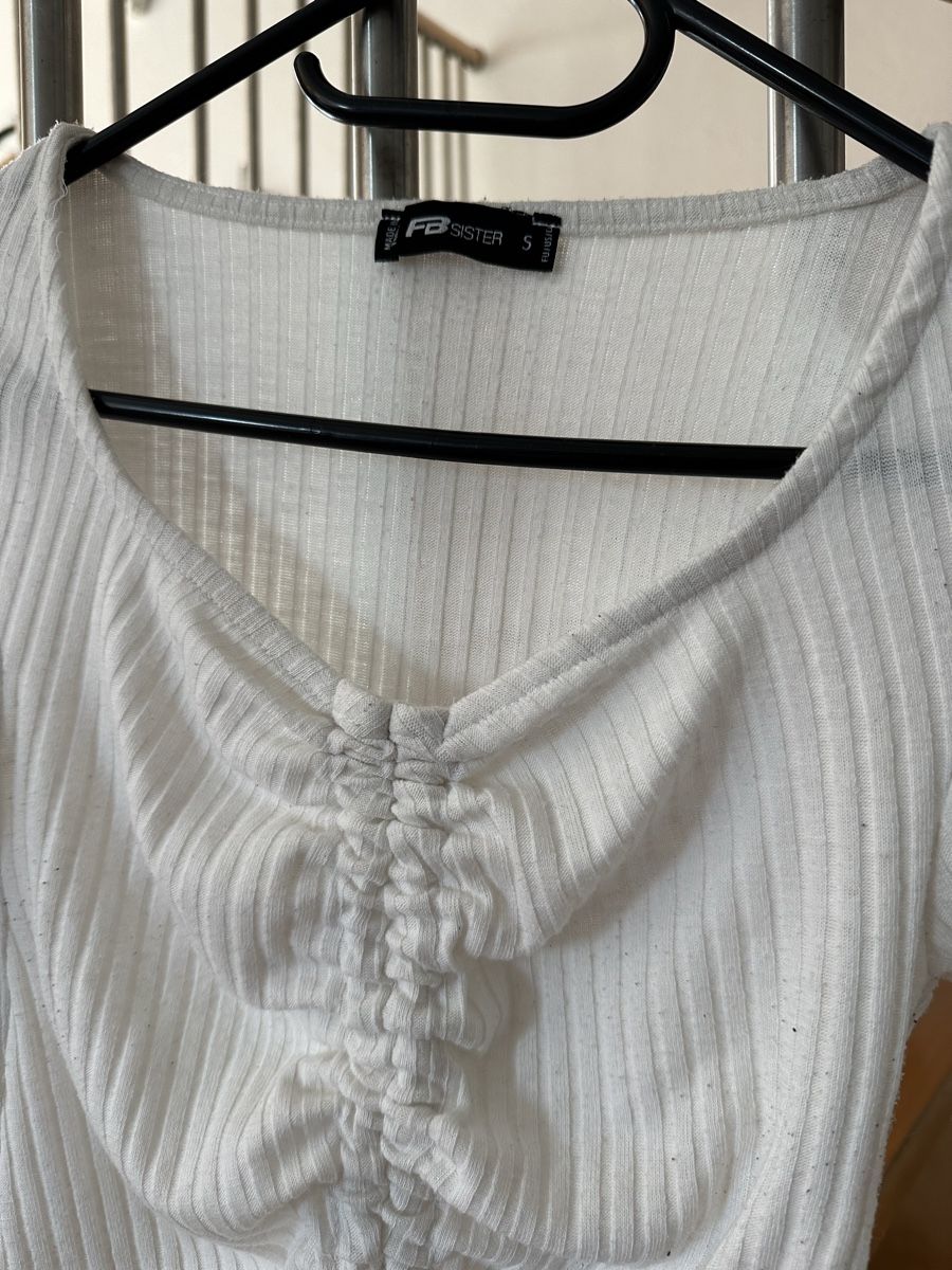 Tops: Petit pull blanc FB Sister T.S – Gebraucht aus Perroy von barballalla 1