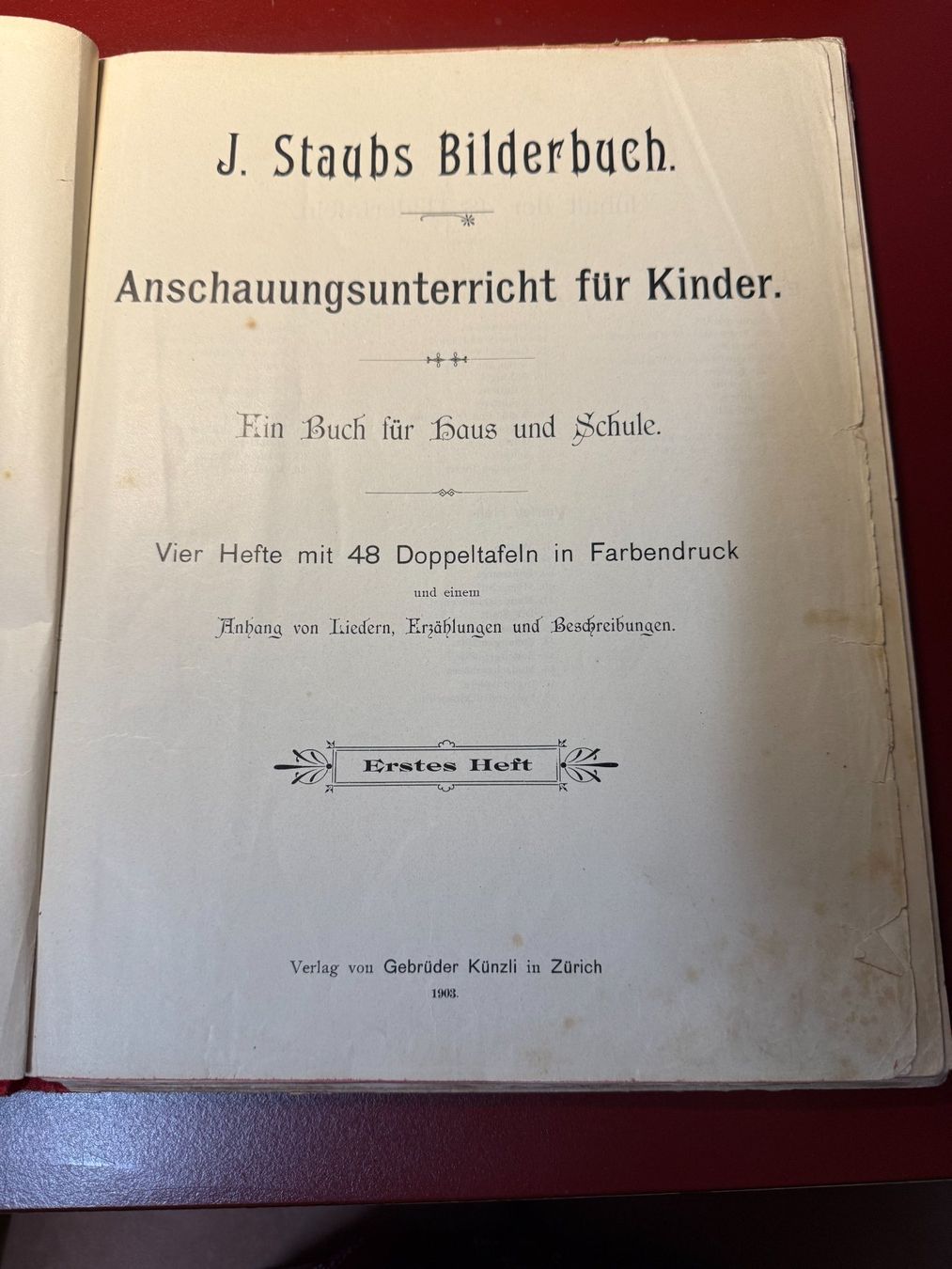 Libri: J. Staub's Bilderbuch Band 1, 2, 3, 4 – Usato da Schmerikon venduto da lis_lj2v 1