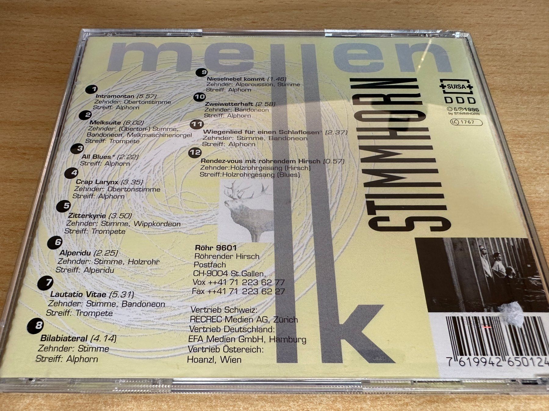 CD: O3 Stimmhorn – Melken – Usato da Rikon im Tösstal venduto da Alpenmutz 1