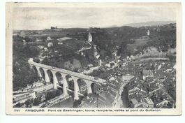FRIBOURG Pont de Zaehringen, Tram