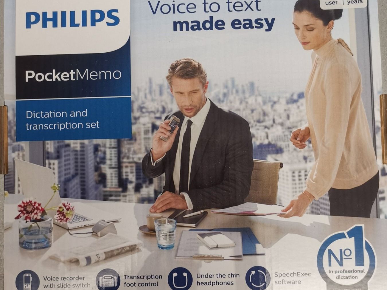 Philips Aufnahmegeräte: Philips Diktiergerät PocketMemo DPM7700 – Neu und originalverpackt aus Strengelbach von hagmann-ag
