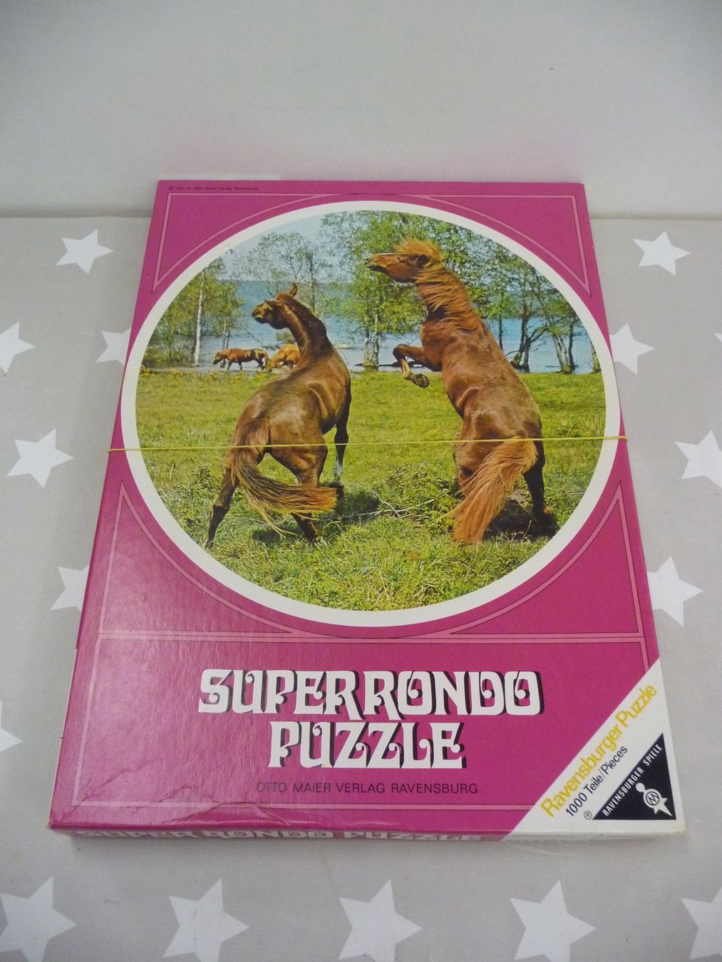 Puzzle: Puzzle 1000 Kämpfende Pferde – Usato da Rafz venduto da Powacaddy