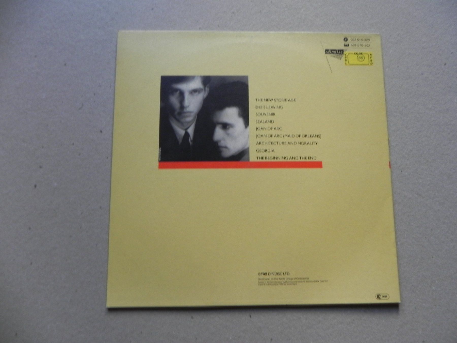 Dischi in vinile: LP brit. New Wave Synth Pop Band OMD 1981 Architecture & ... – Usato da Siebnen venduto da krimsie 1