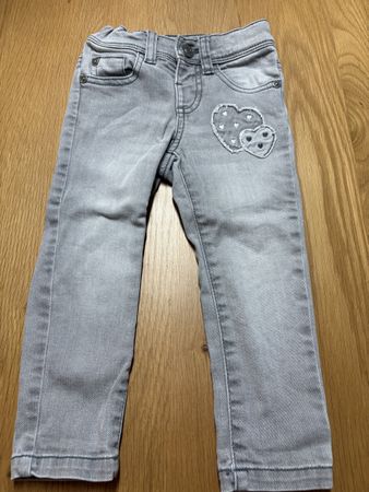 Jeans Benetton grigi taglia 2 anni