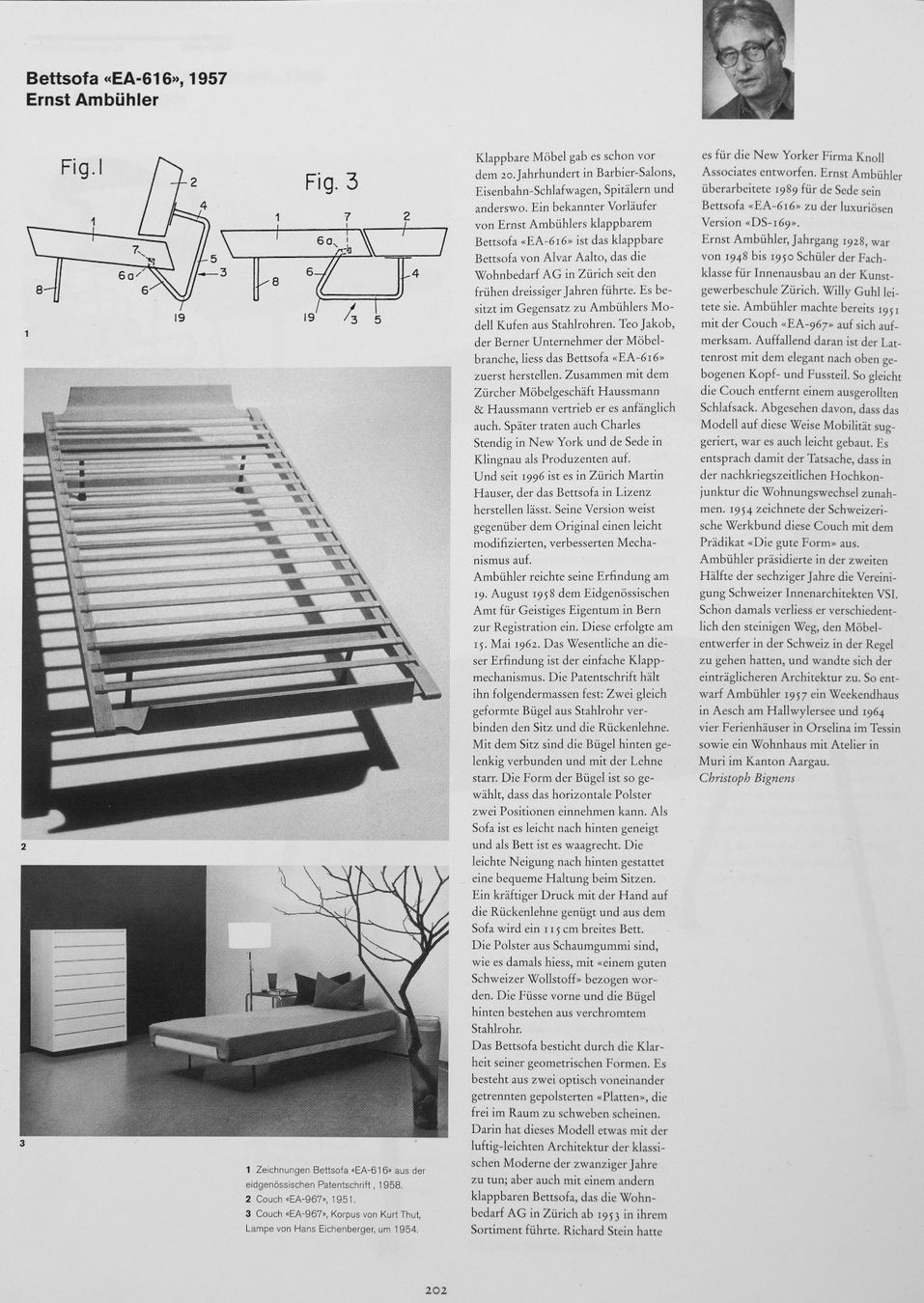 Divani: Bettsofa Ernst Ambühler "EA616" Original teo jakob – Usato da Zürich venduto da Grrrmbl 4