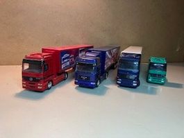 Modell LKW Mercedes und MAN- Schlepper