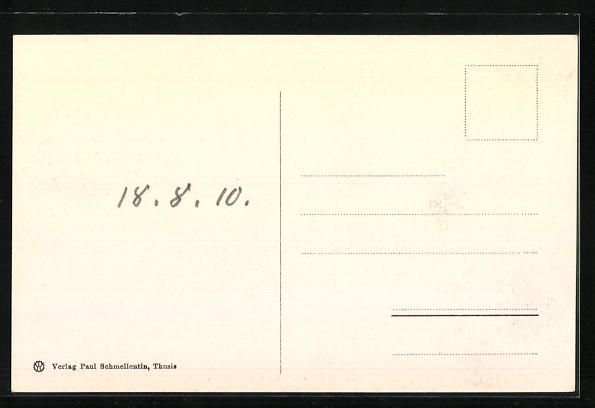 Cartoline postali: AK Thusis, Ortsansicht gegen Viamala – Usato da Berlin venduto da bartko-reher 1