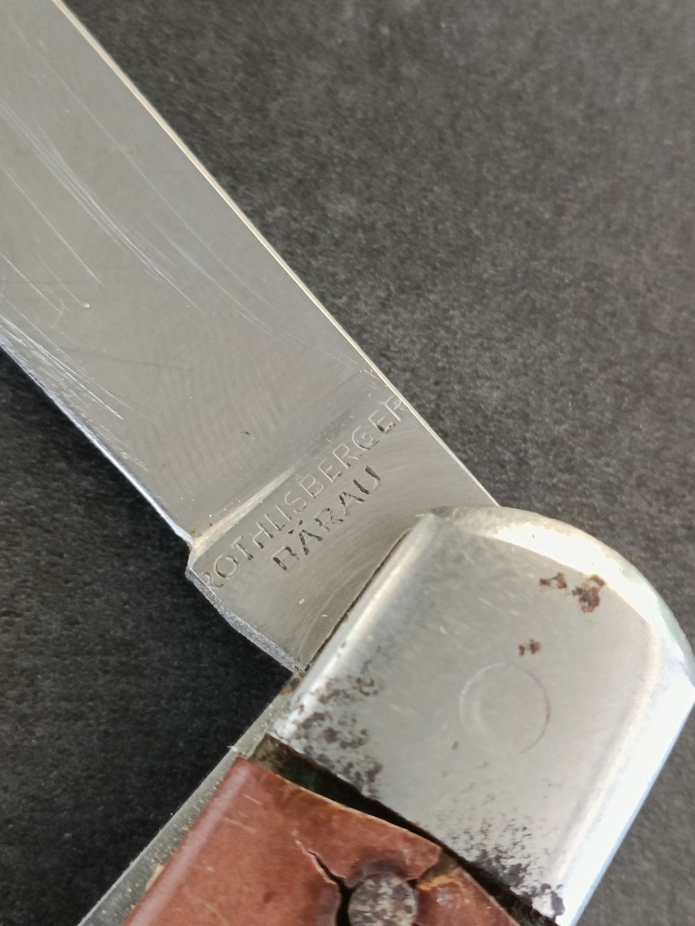 Schweizer Armee Taschenmesser: Sackmesser Röthlisberger Bärau - 1956 – Gebraucht aus Brugg AG von Ente015 5