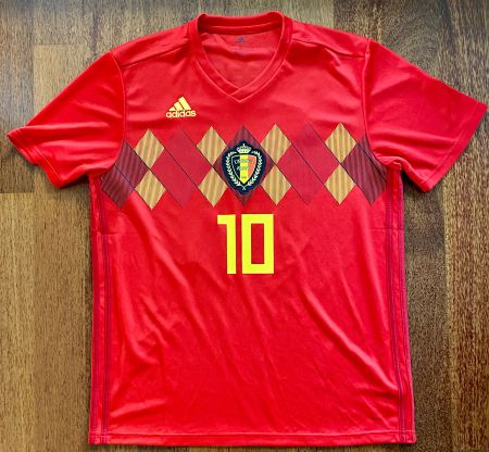 Belgien Home Shirt - 2018 - mit Print Hazard