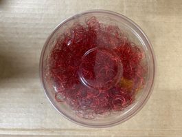 Bastelmaterial Engelshaar rot