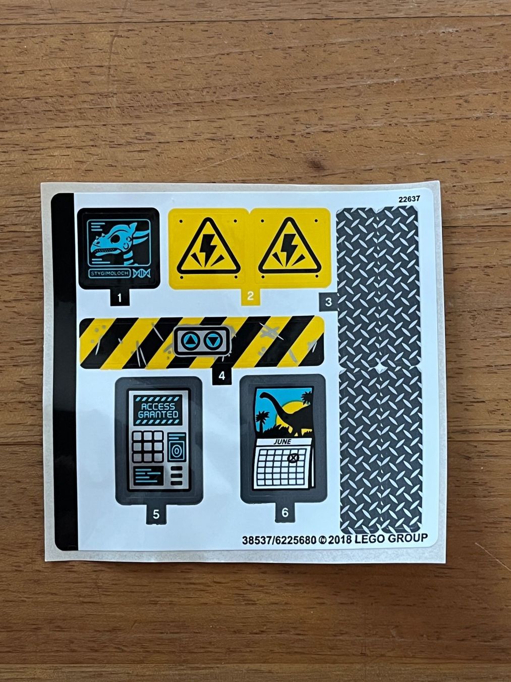 Lego Giocattoli: LEGO Jurassic World Sticker Set – Usato da Winterthur venduto da Wusa01 2
