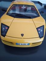Spielzeugauto Lamborghini gelb guter Zustand 1:18 Postversan