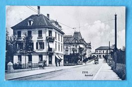 Zug - Alpenstrasse - Bahnhof - Strassenbahn - 1910