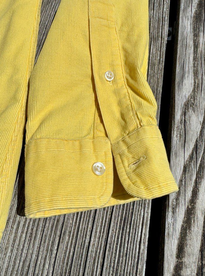 Ralph Lauren Camicie: Ralph Lauren Hemd Kord M Gelb – Usato da Männedorf venduto da LTMCS 6