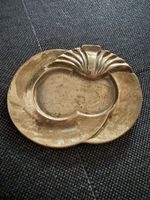 Art Deco Messing Schlüsselschale, Aschenbecher Kerzenständer