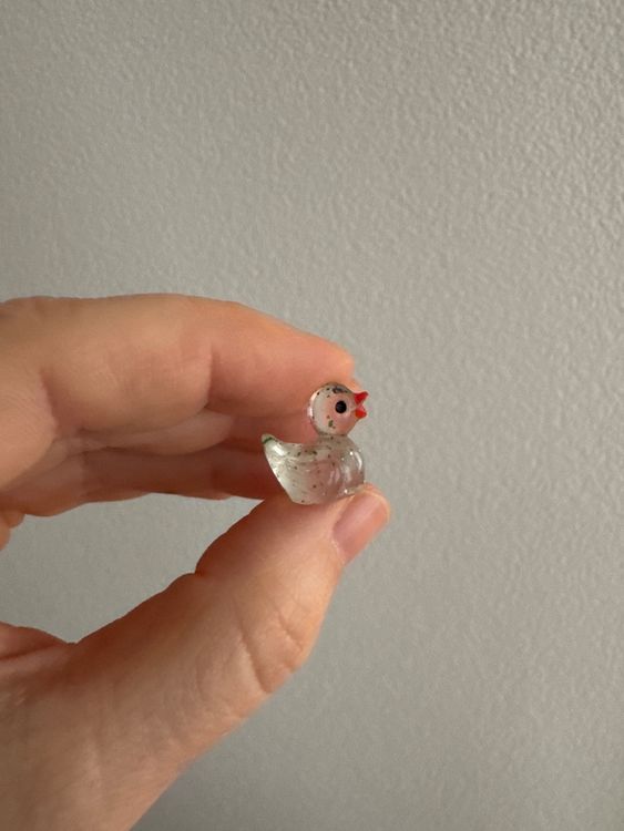 120 Stück Bunte Mini-Enten Aus Kunstharz – Glitzernde Dekofiguren Für Garten, DIY & Märchenlandschaft