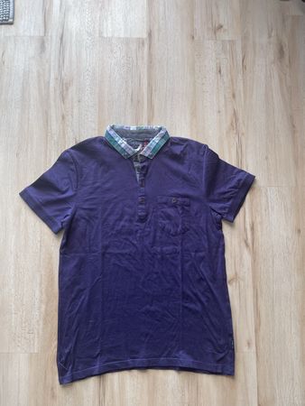 Polo Ted Baker homme violet 4 ou M/ L ( lisez les mesures)