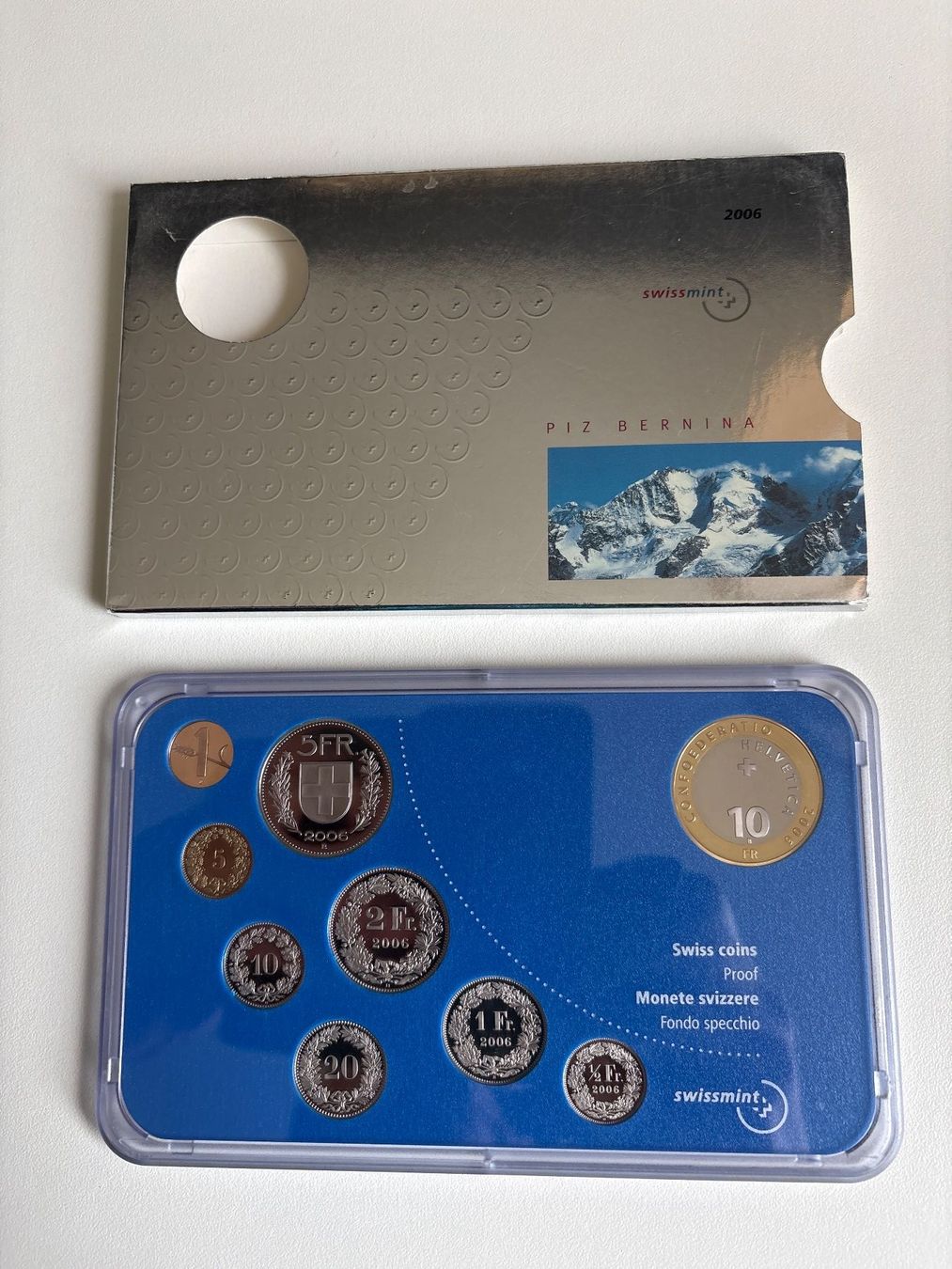 Alle Münzen: Münzsatz  Polierte Platte 2006  55 – Neu und originalverpackt aus Luzern von Atar58