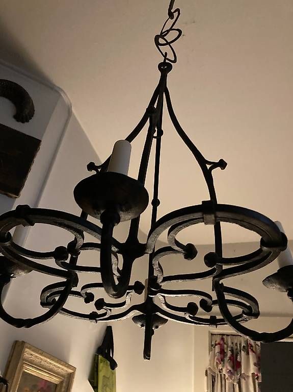 Lampadari & plafoniere: Schmiedeeiserner Lüster – Usato da Basel venduto da luggi007 1