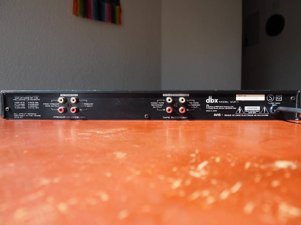 Equalizzatori: DBX SNR-1 – Usato da Zürich venduto da Francois236 1