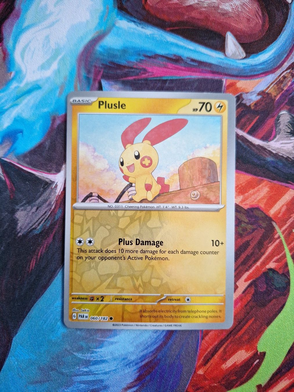 Pokémon Carte collezionabili: Plusle - Reverse Holo - Pokemon Paradox Rift – Usato da Altstätten SG venduto da GGsGameshop