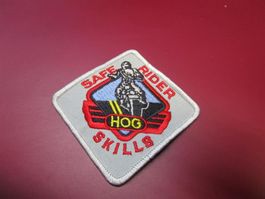 Harley Hog  Save Rider Skill Patch