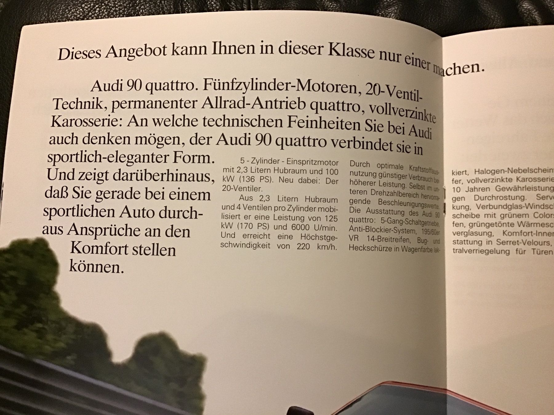 Audi Dokumente: Audi quattro Programm 16 Seiten August 1988 – Gebraucht aus Scherzingen von Starseller62 4