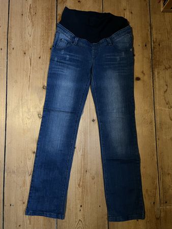 Schwangerschaftshose/ Umstandsjeans Gr. 40, mit Bauchband