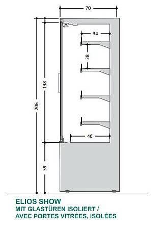 Vetrine: Kühlvitrine steckerfertig – Usato da chur venduto da ralig 1