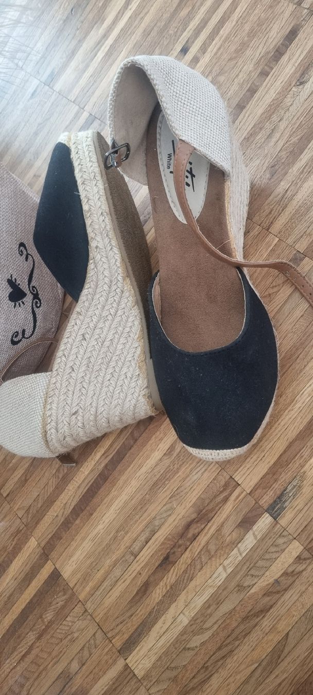 Damenschuhe: Stylische Espadrilles in Schwarz Gr. 39 – Gebraucht aus Meilen von Angelinaa98 4
