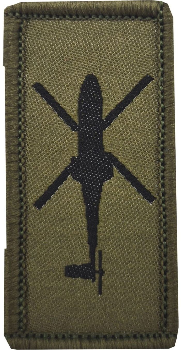 Schweizer Armee Placchette & Badge: Schweizer Armee Helikopter SP Patch, Olivgrün, mit Klett. – Nuovo (secondo la descrizione) da Emmenbrücke venduto da airplane47