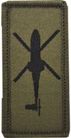 Schweizer Armee Helikopter SP Patch, Olivgrün, mit Klett.